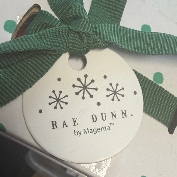 Rae Dunn Snowman Salt and Pepper Set - White and Red Accents - Picture 2 of 4